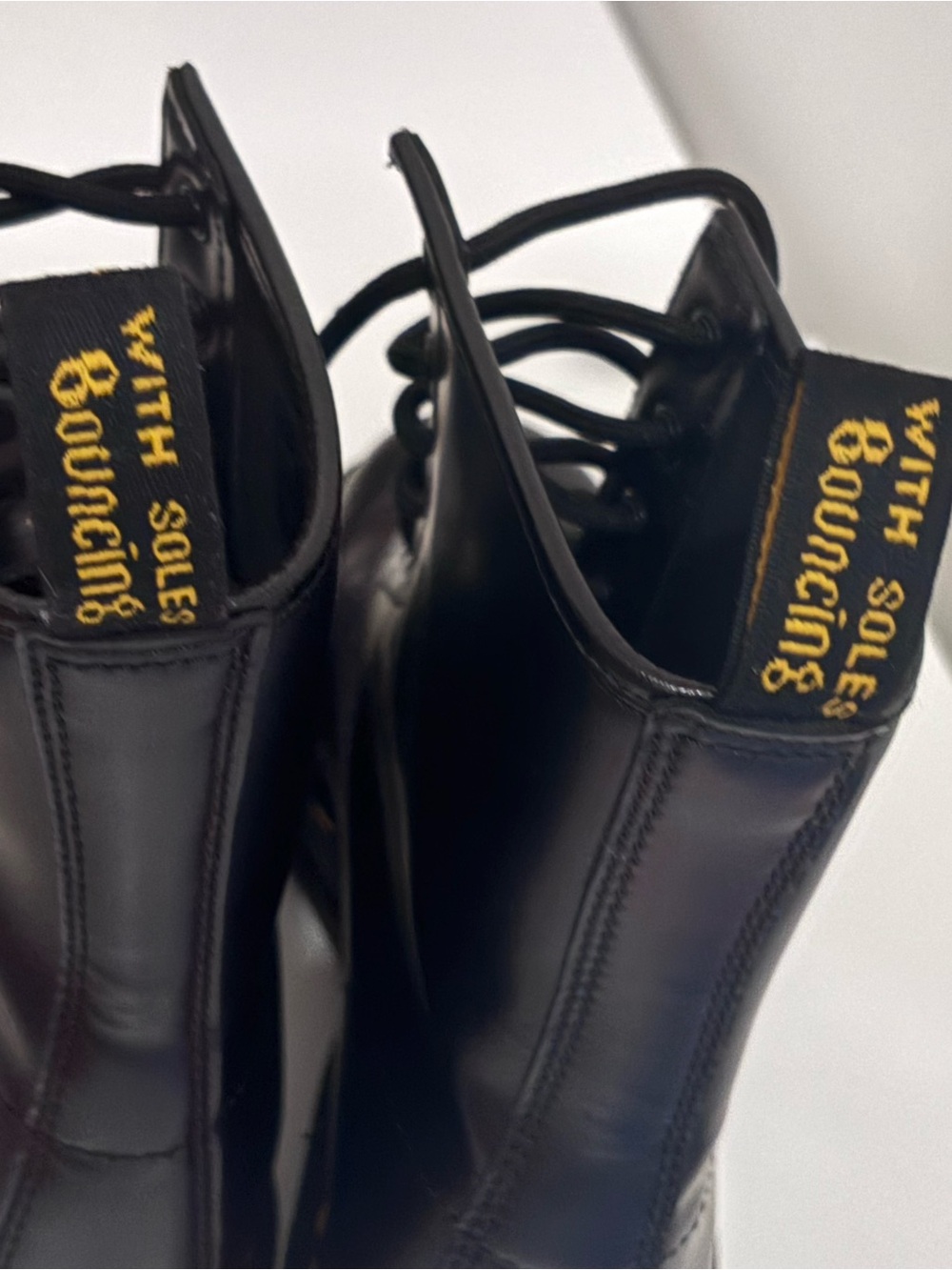 Dr. Martens 1460 AirWair Black Leather Combat Boots Women’s 7 EU 38 - Picture 6 of 11